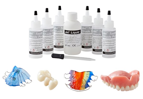 Fluorescent Ortho-Jet Orthodontic Acrylic Resin from Lang Dental