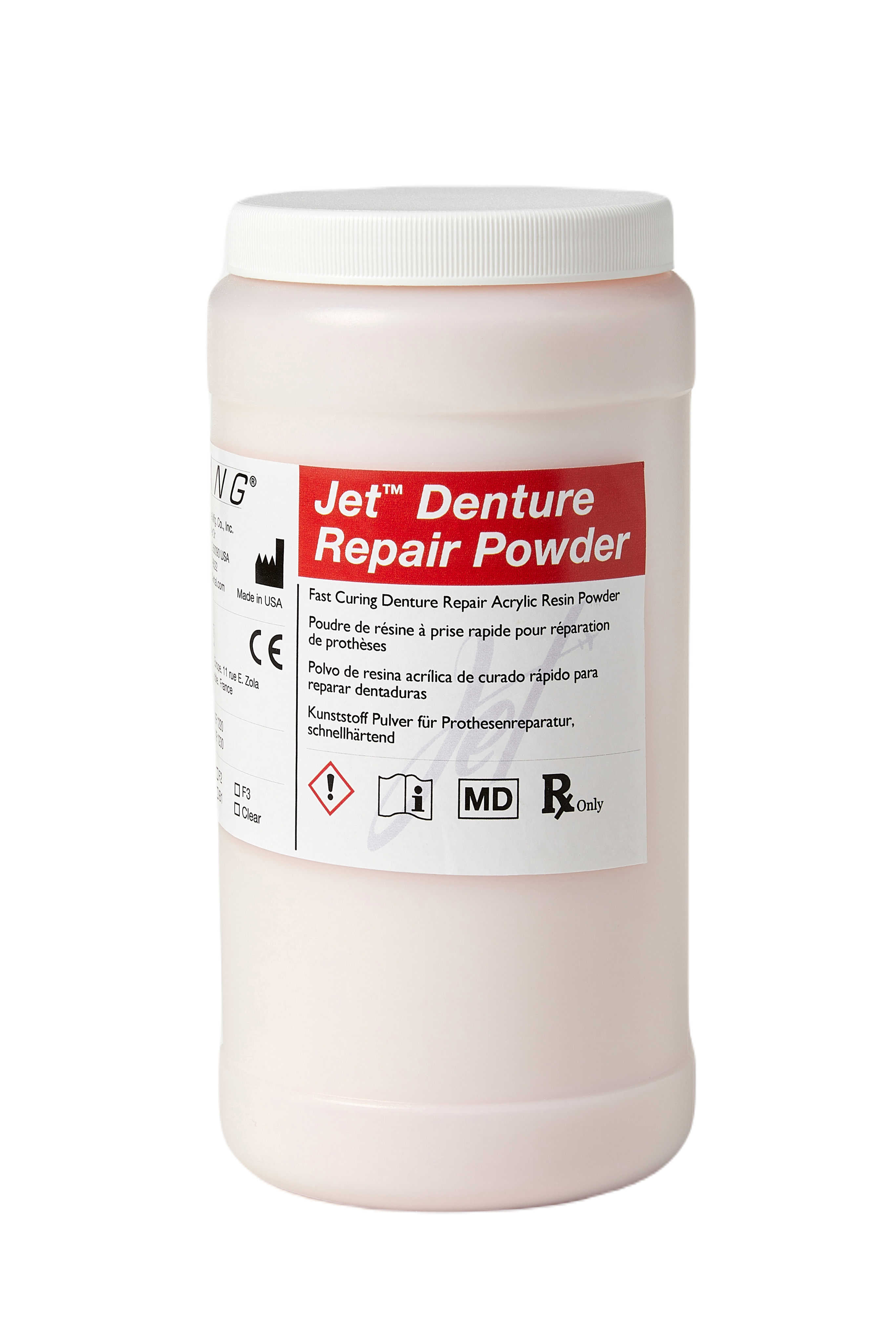 Lang Jet Denture Repair Acrylic Resin Liquid Self Cure (8 oz ) 236 ml #1404